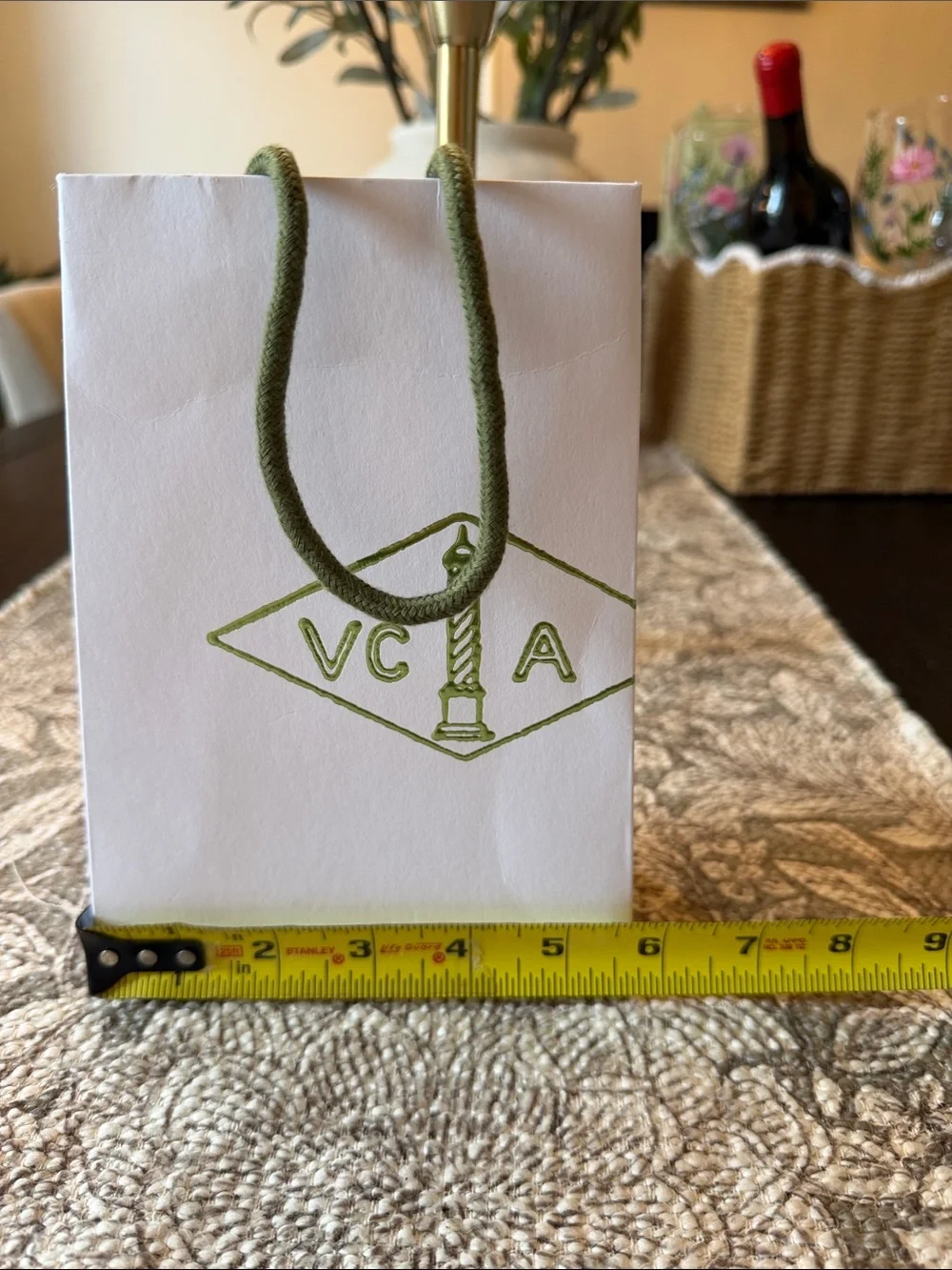 Authentic Van Cleef & Arpels VCA Small Shopping Gift Bag